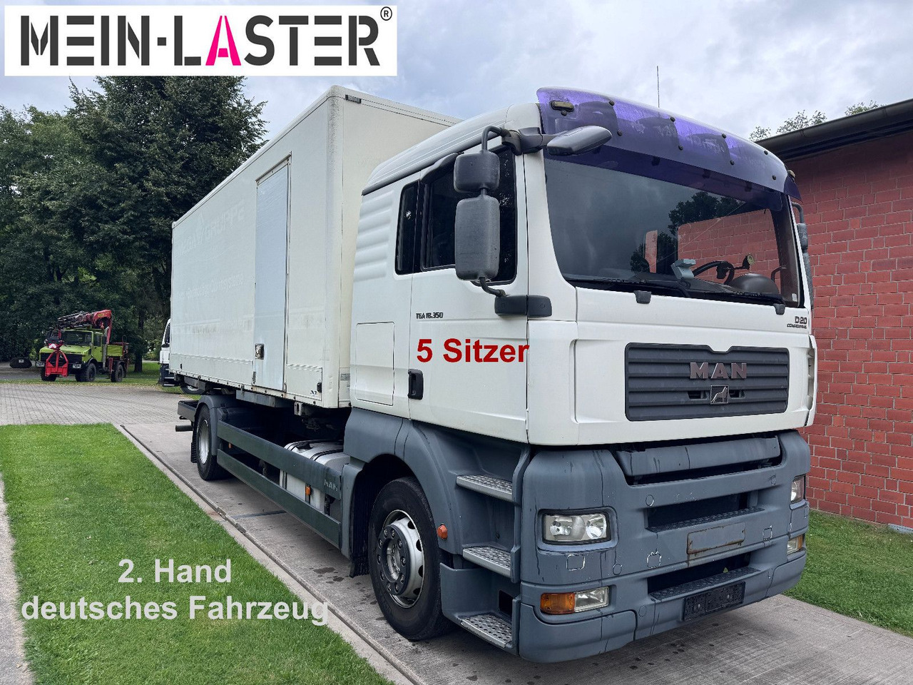 MAN TGA 18.350 BDF 5 Sitzer Klima nur 209.380 km - Камион фургон: снимка 1 MAN TGA 18.350 BDF 5 Sitzer Klima nur 209.380 km - Камион фургон: снимка 1