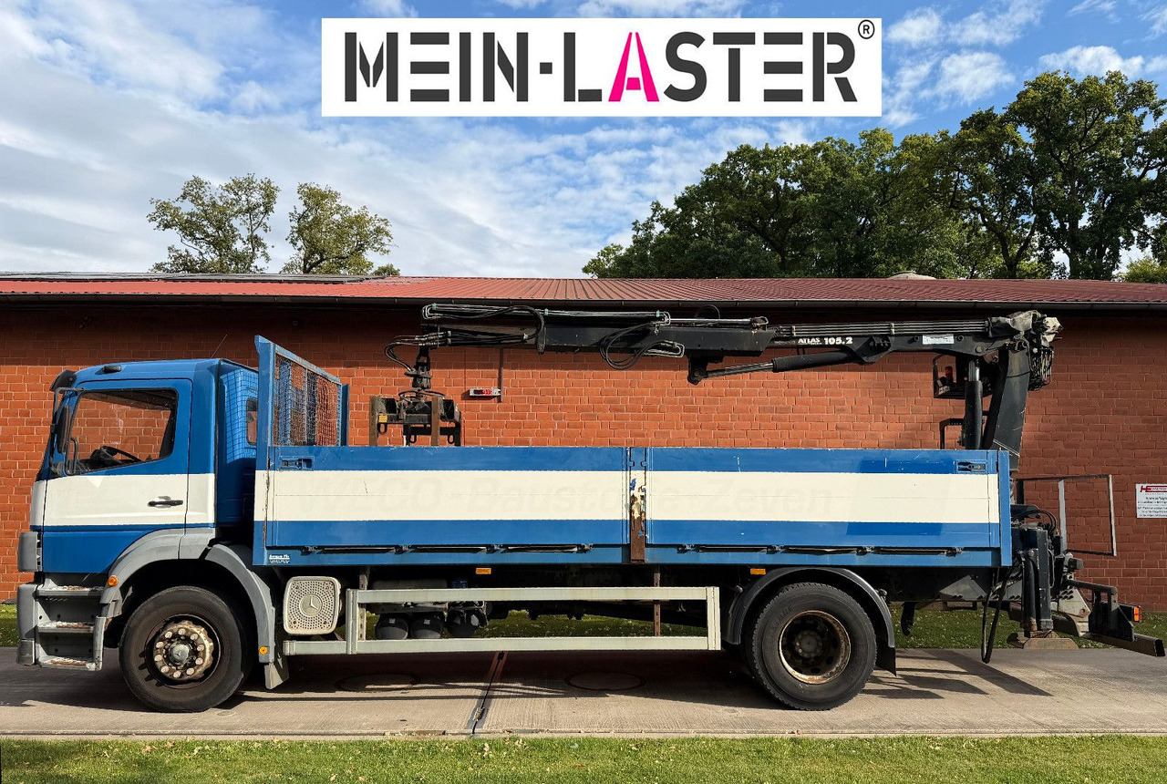 Mercedes-Benz 1823 Atego Atlas 105.2 1.Hand nur 226.000 km - Бордови камион, Камион с кран: снимка 4 Mercedes-Benz 1823 Atego Atlas 105.2 1.Hand nur 226.000 km - Бордови камион, Камион с кран: снимка 4