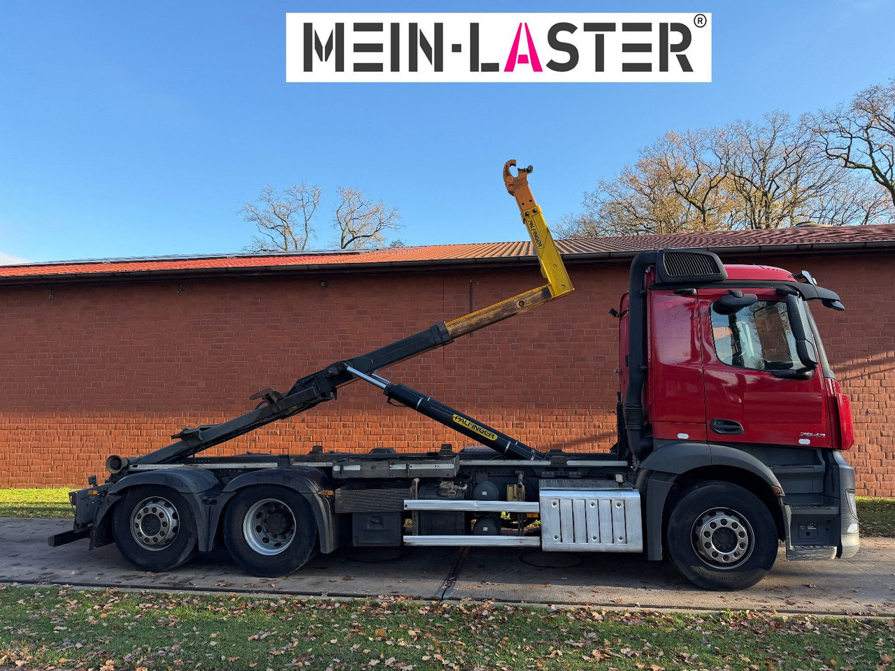Mercedes-Benz 2643 6x2 Palfinger Lift-Lenkachse TÜV 10-26 - Мултилифт с кука камион: снимка 4 Mercedes-Benz 2643 6x2 Palfinger Lift-Lenkachse TÜV 10-26 - Мултилифт с кука камион: снимка 4