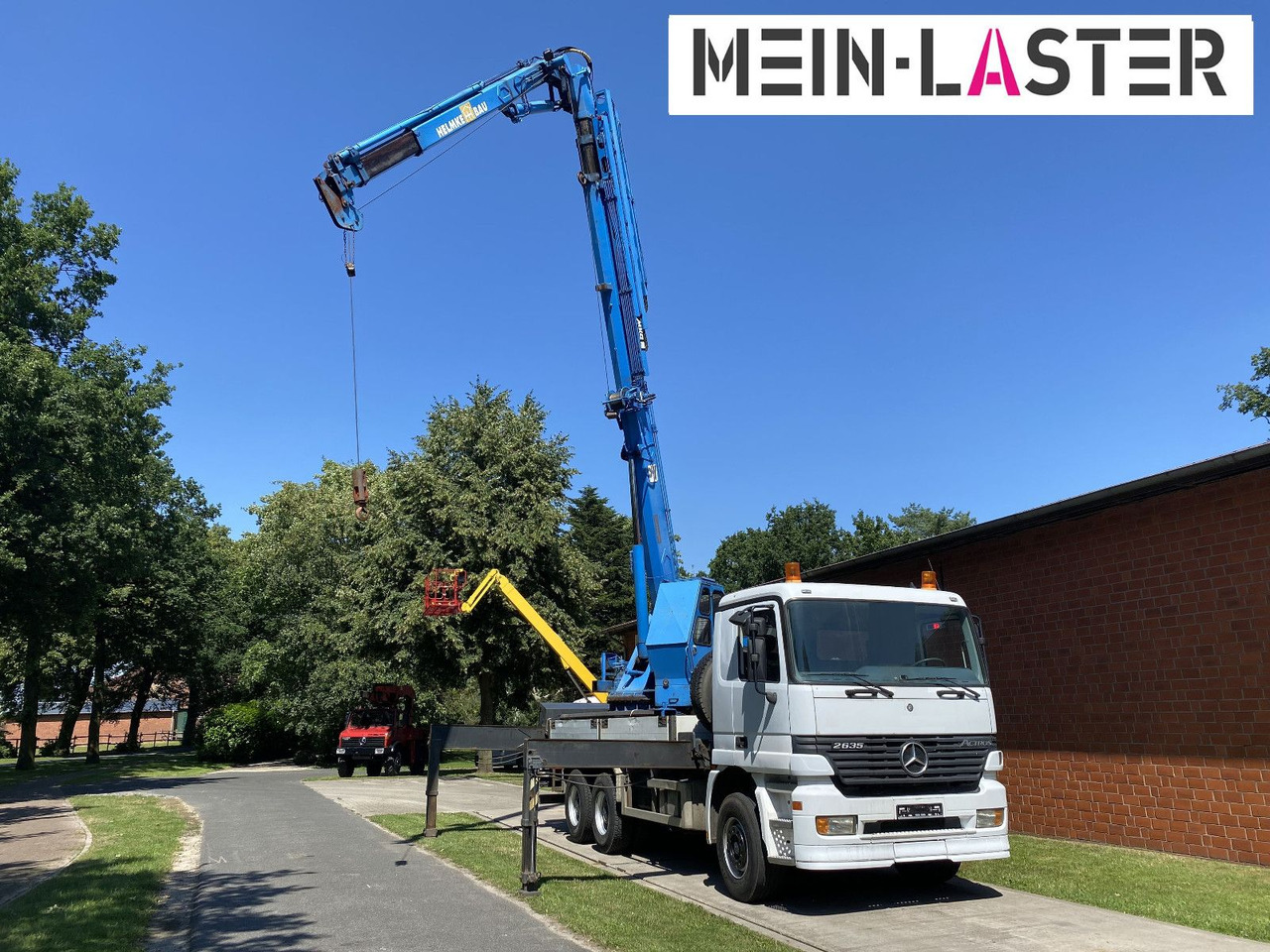 Mercedes-Benz 3335 V6 MKG 550 Ta2-a2 -46m 420 kg Funk - Камион с кран: снимка 2 Mercedes-Benz 3335 V6 MKG 550 Ta2-a2 -46m 420 kg Funk - Камион с кран: снимка 2