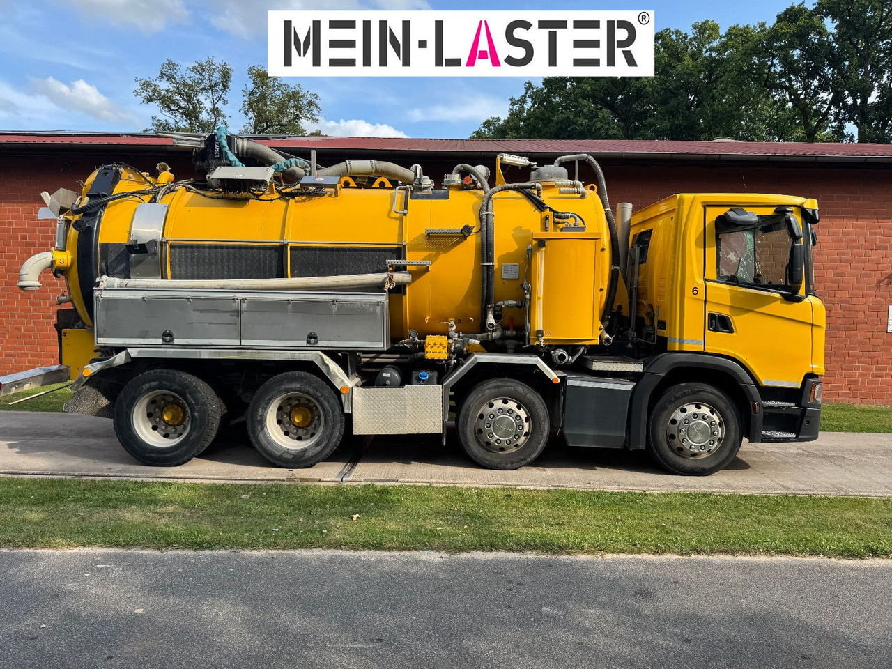 Scania G 450 8x4 Kaiser Twister Komfort V2A Funk - Каналопочистваща машина: снимка 3 Scania G 450 8x4 Kaiser Twister Komfort V2A Funk - Каналопочистваща машина: снимка 3