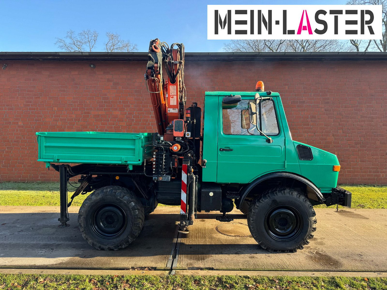 Unimog U 1200 Atlas 75.2 Kran 14 m Funk FB *1. Hand - Камион с кран: снимка 5 Unimog U 1200 Atlas 75.2 Kran 14 m Funk FB *1. Hand - Камион с кран: снимка 5