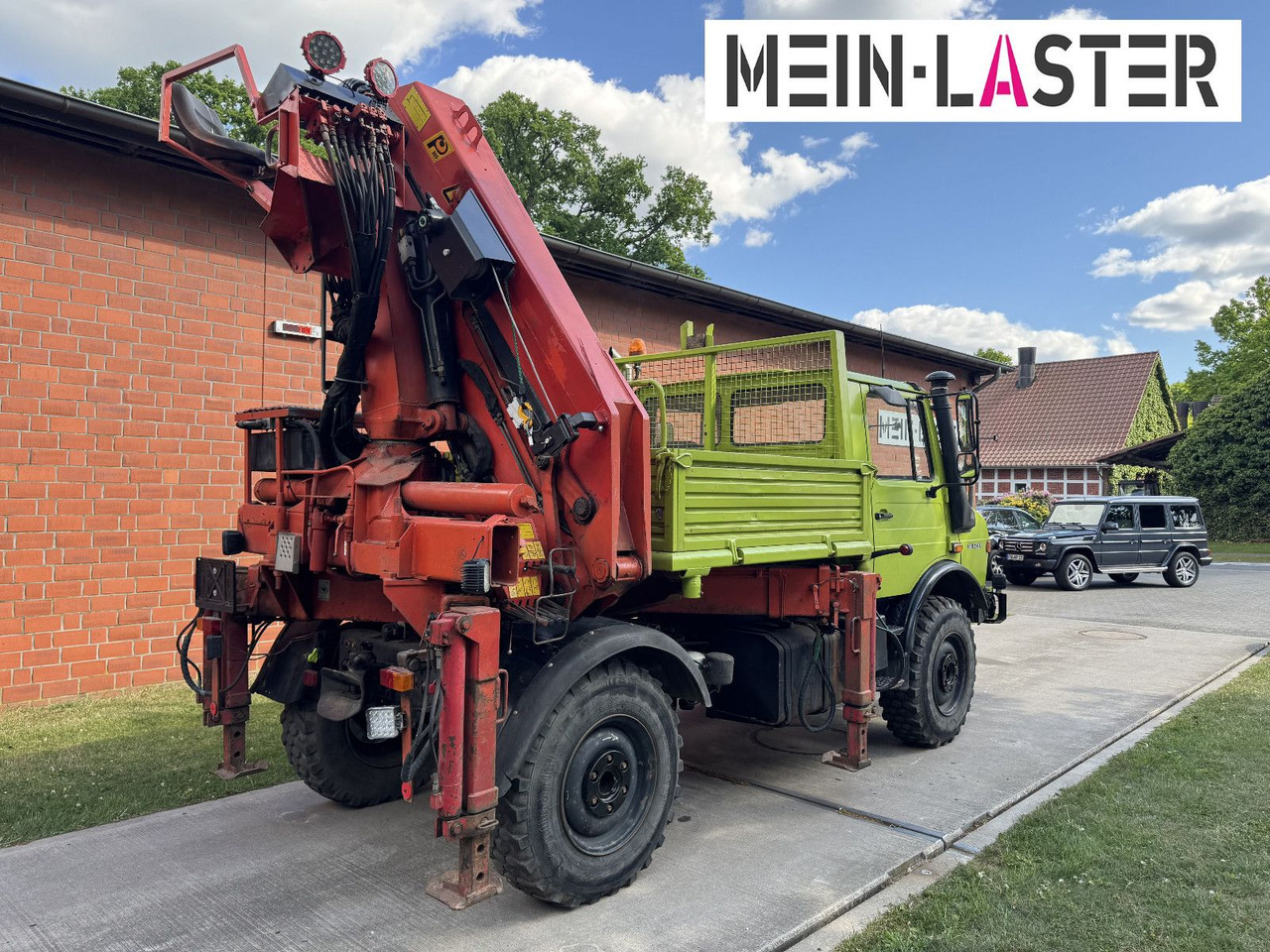 Unimog U 1650 PK 10500 Kran 15 m max. 3,9 t Seilwinde - Камион с кран: снимка 4 Unimog U 1650 PK 10500 Kran 15 m max. 3,9 t Seilwinde - Камион с кран: снимка 4
