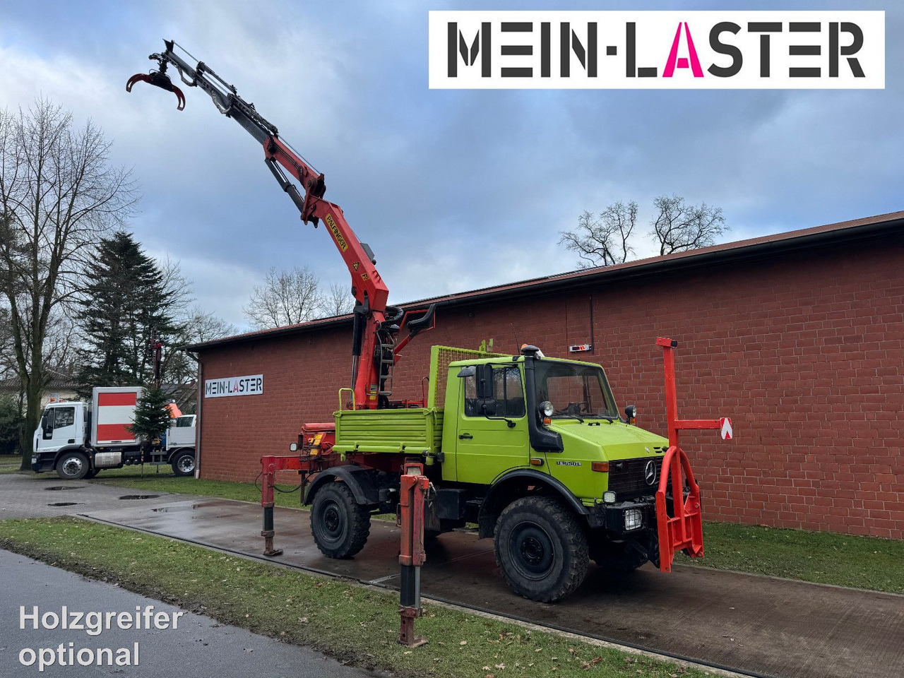 Unimog U 1650 PK 10500 Kran 15 m max. 3,9 t Seilwinde - Камион с кран: снимка 2 Unimog U 1650 PK 10500 Kran 15 m max. 3,9 t Seilwinde - Камион с кран: снимка 2