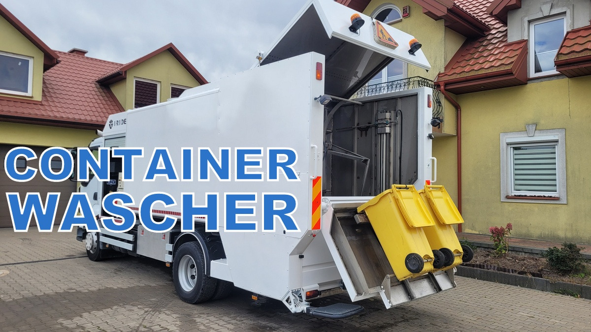 Renault Midlum CONTAINER WEASHER LAVACASSONETTI MYJKA - Боклукчийска кола: снимка 1 Renault Midlum CONTAINER WEASHER LAVACASSONETTI MYJKA - Боклукчийска кола: снимка 1