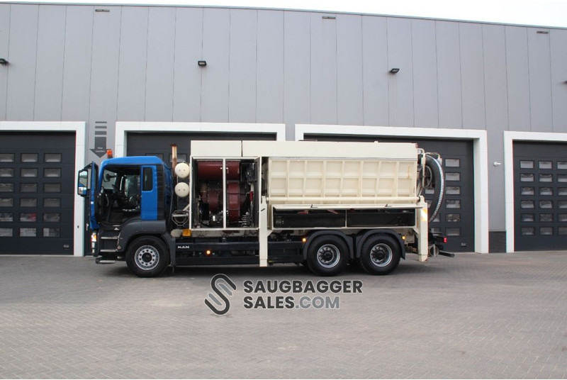 Каналопочистваща машина MAN TGS 35.480 RSP Saugbagger: снимка 7