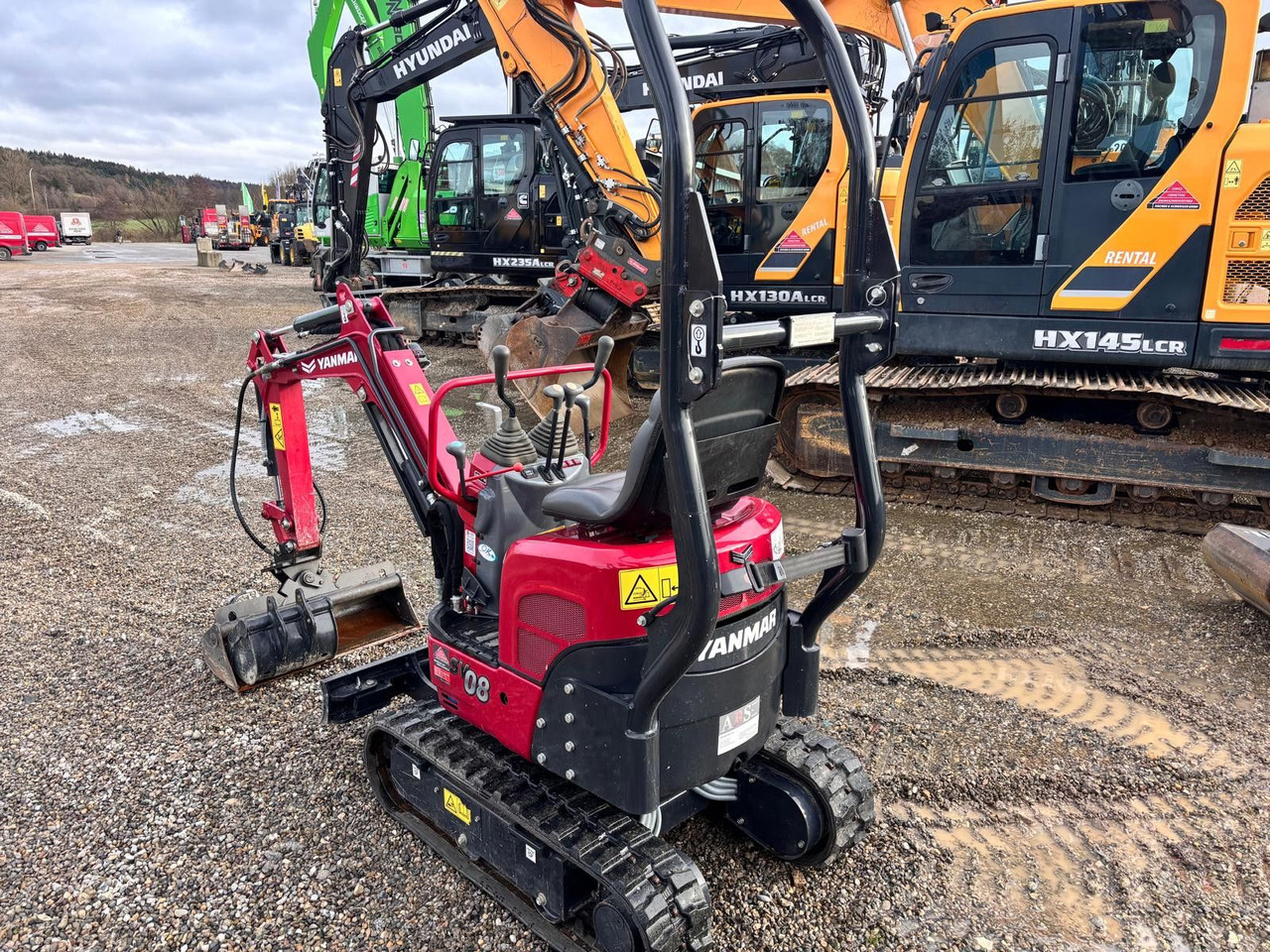 Yanmar SV08 - Мини багер: снимка 2 Yanmar SV08 - Мини багер: снимка 2