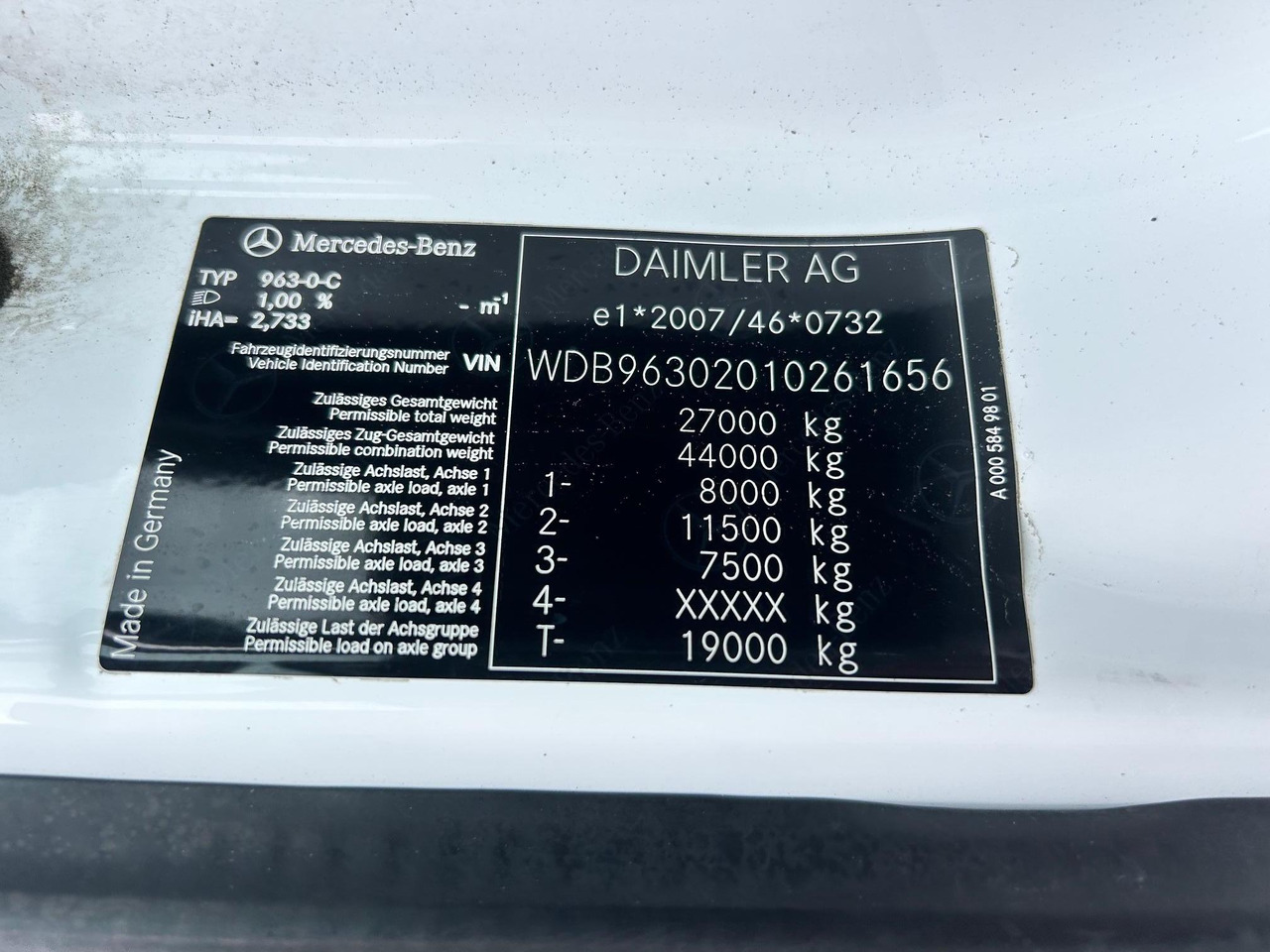 Боклукчийска кола MERCEDES-BENZ ANTOS 2546: снимка 22