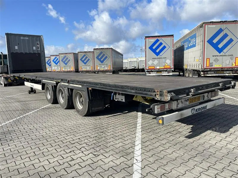 Затворена каросерия полуремарке Krone 2X 2021 & 1X 2022 mega P400 hupac flat: снимка 7