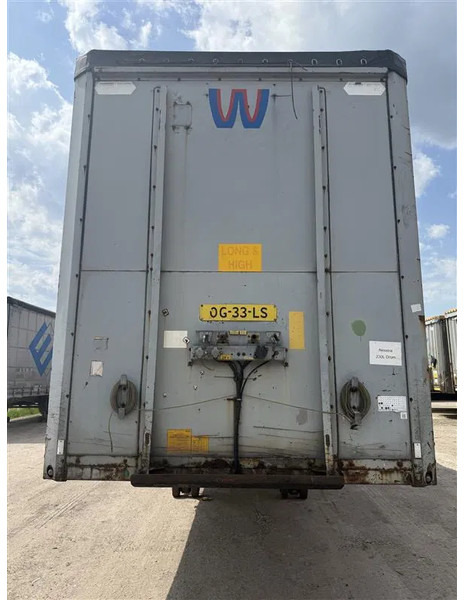 Затворена каросерия полуремарке Van Hool 2x van Hool mega schuifzeil opleggers: снимка 1