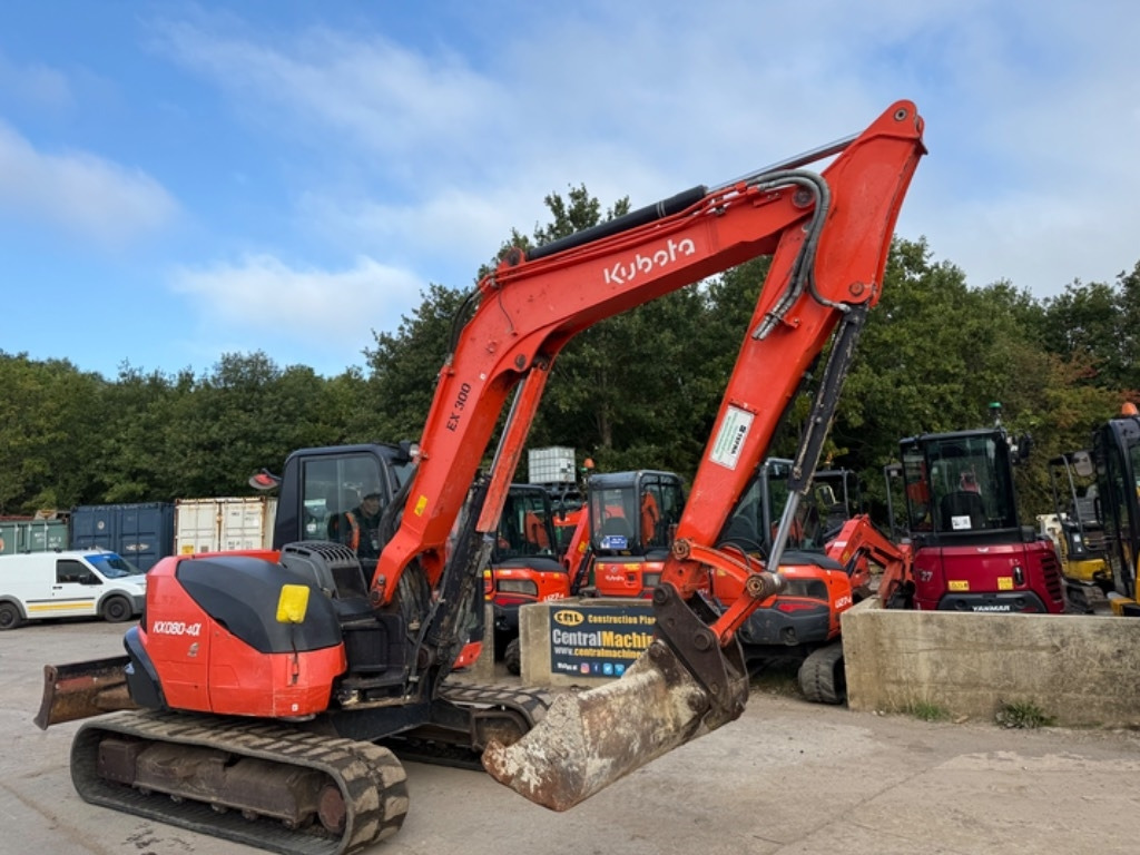 Kubota KX 080-4 - Мини багер: снимка 4 Kubota KX 080-4 - Мини багер: снимка 4