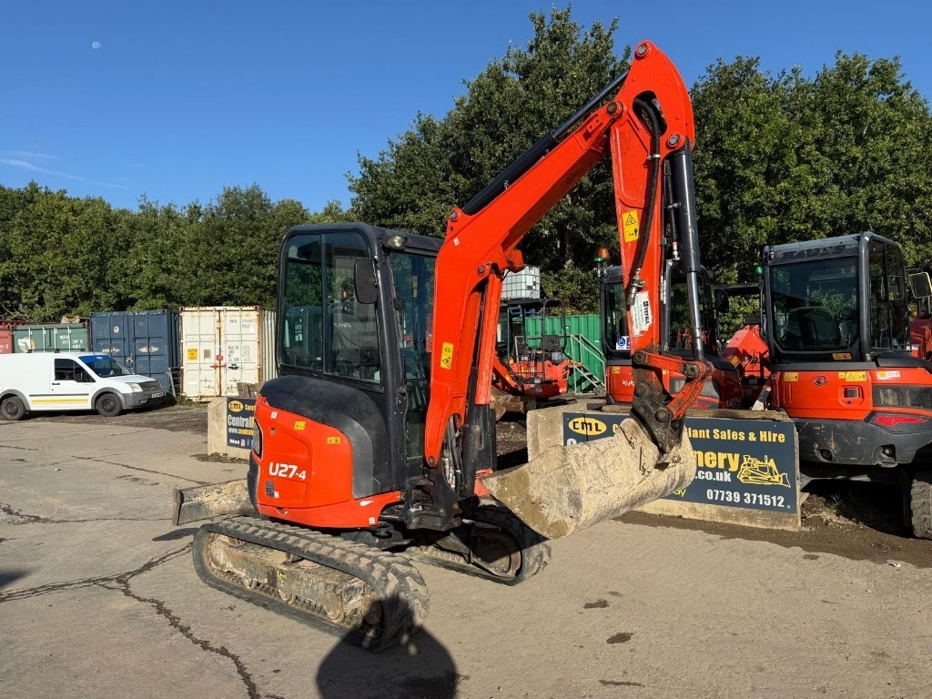 Kubota U 27-4 - Мини багер: снимка 2 Kubota U 27-4 - Мини багер: снимка 2