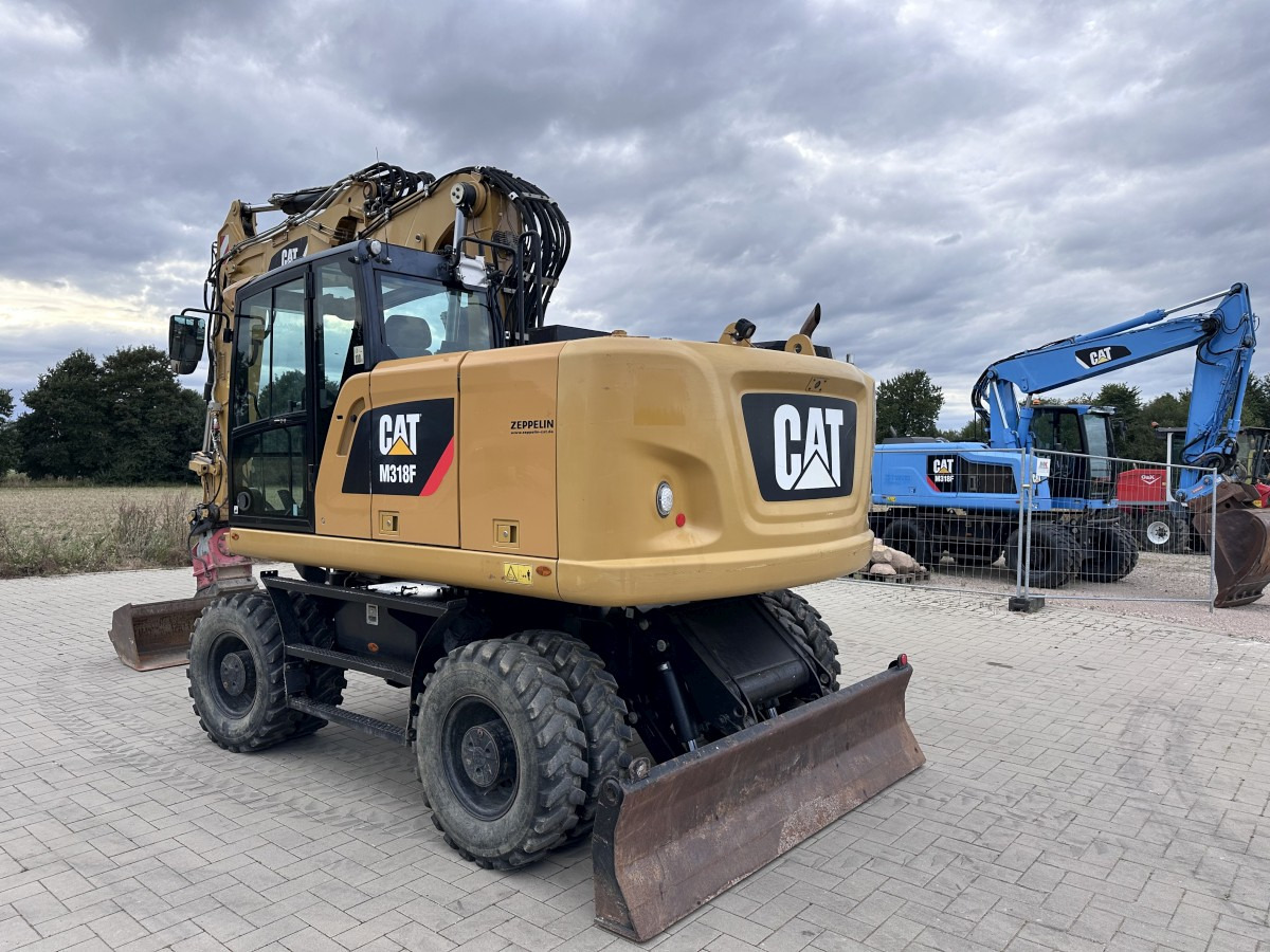 CATERPILLAR M 318 F Offset boom Deutsche Maschine Top ! - Колесен багер: снимка 5 CATERPILLAR M 318 F Offset boom Deutsche Maschine Top ! - Колесен багер: снимка 5