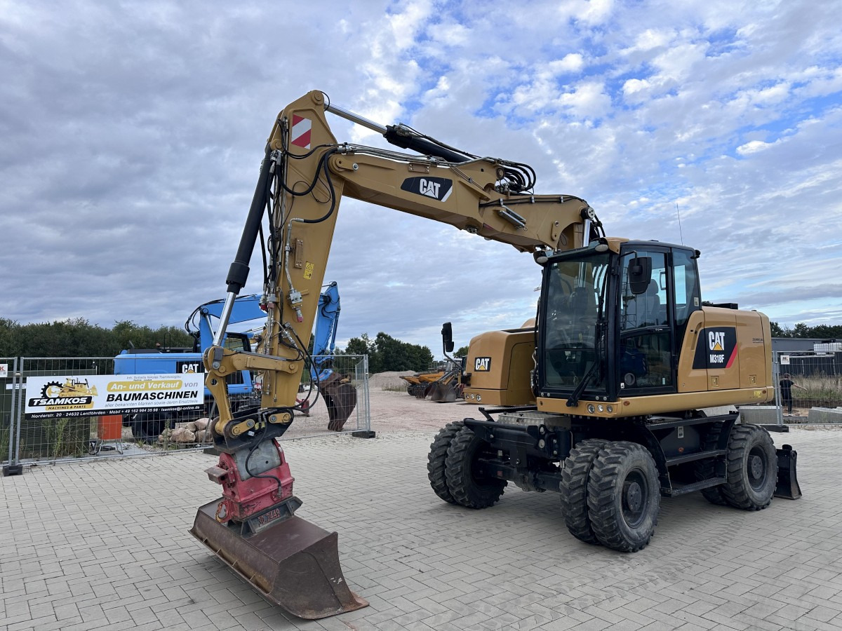CATERPILLAR M 318 F Offset boom Deutsche Maschine Top ! - Колесен багер: снимка 3 CATERPILLAR M 318 F Offset boom Deutsche Maschine Top ! - Колесен багер: снимка 3