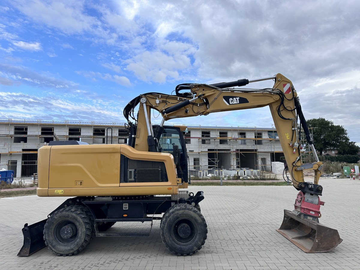 CATERPILLAR M 318 F Offset boom Deutsche Maschine Top ! - Колесен багер: снимка 2 CATERPILLAR M 318 F Offset boom Deutsche Maschine Top ! - Колесен багер: снимка 2