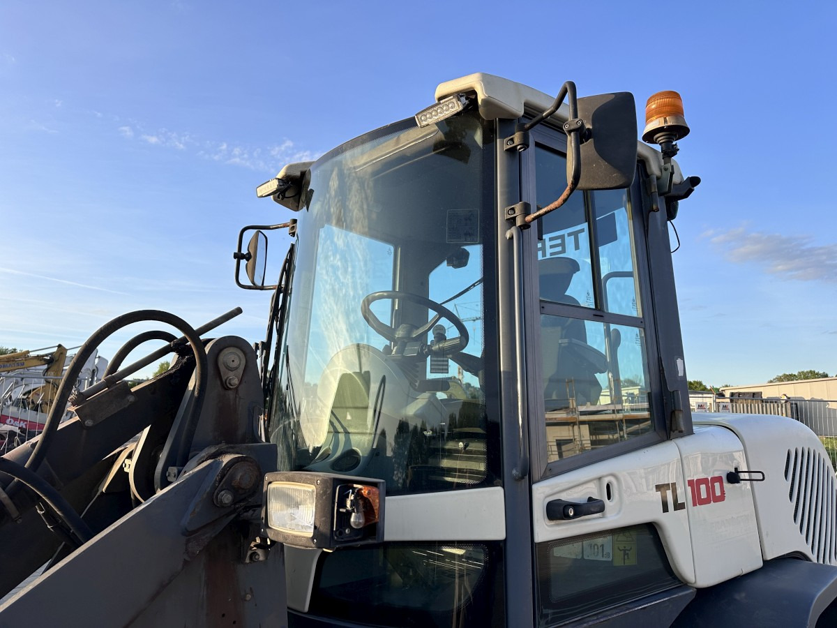 Колесен товарач TEREX TL 100 - 30 Km/h Schaufel + Palettengabel Top !: снимка 7