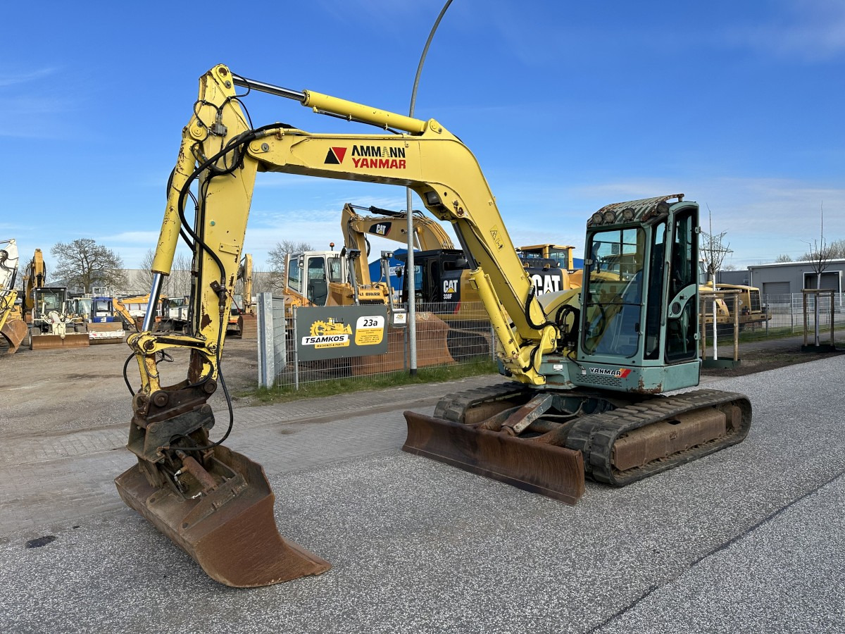 YANMAR Vio 75 Top Zustand German machine ! ! ! - Мини багер: снимка 5 YANMAR Vio 75 Top Zustand German machine ! ! ! - Мини багер: снимка 5