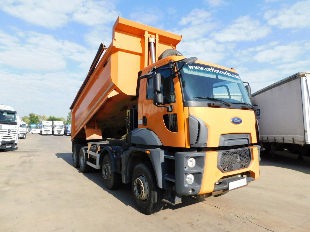 Ford 4142d 8x4 dcab e6 16s2230 - Самосвал камион: снимка 2 Ford 4142d 8x4 dcab e6 16s2230 - Самосвал камион: снимка 2