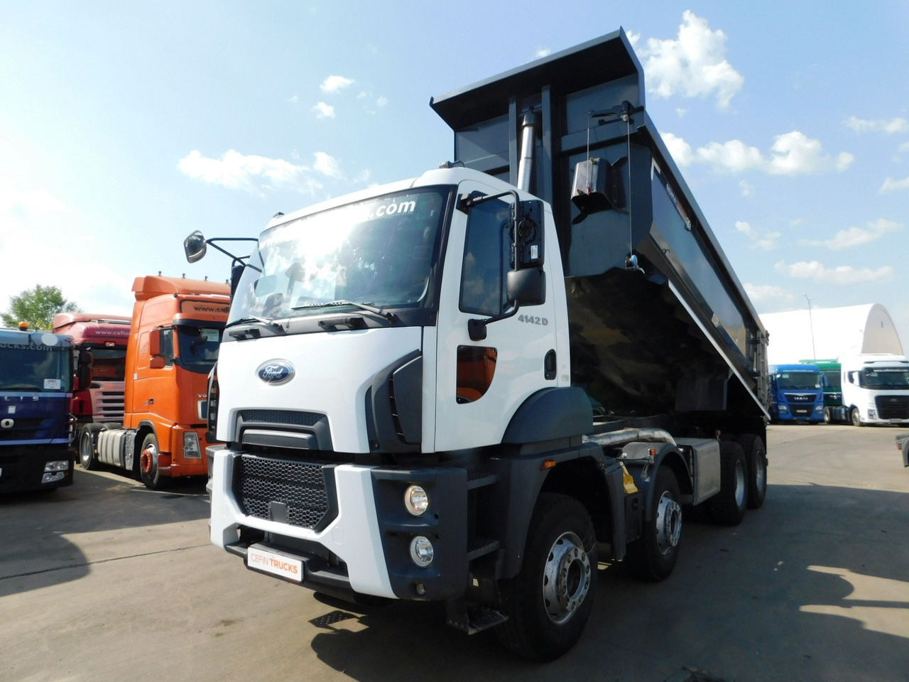 Ford 4142d 8x4 dcab e6 16s2230 - Самосвал камион: снимка 1 Ford 4142d 8x4 dcab e6 16s2230 - Самосвал камион: снимка 1