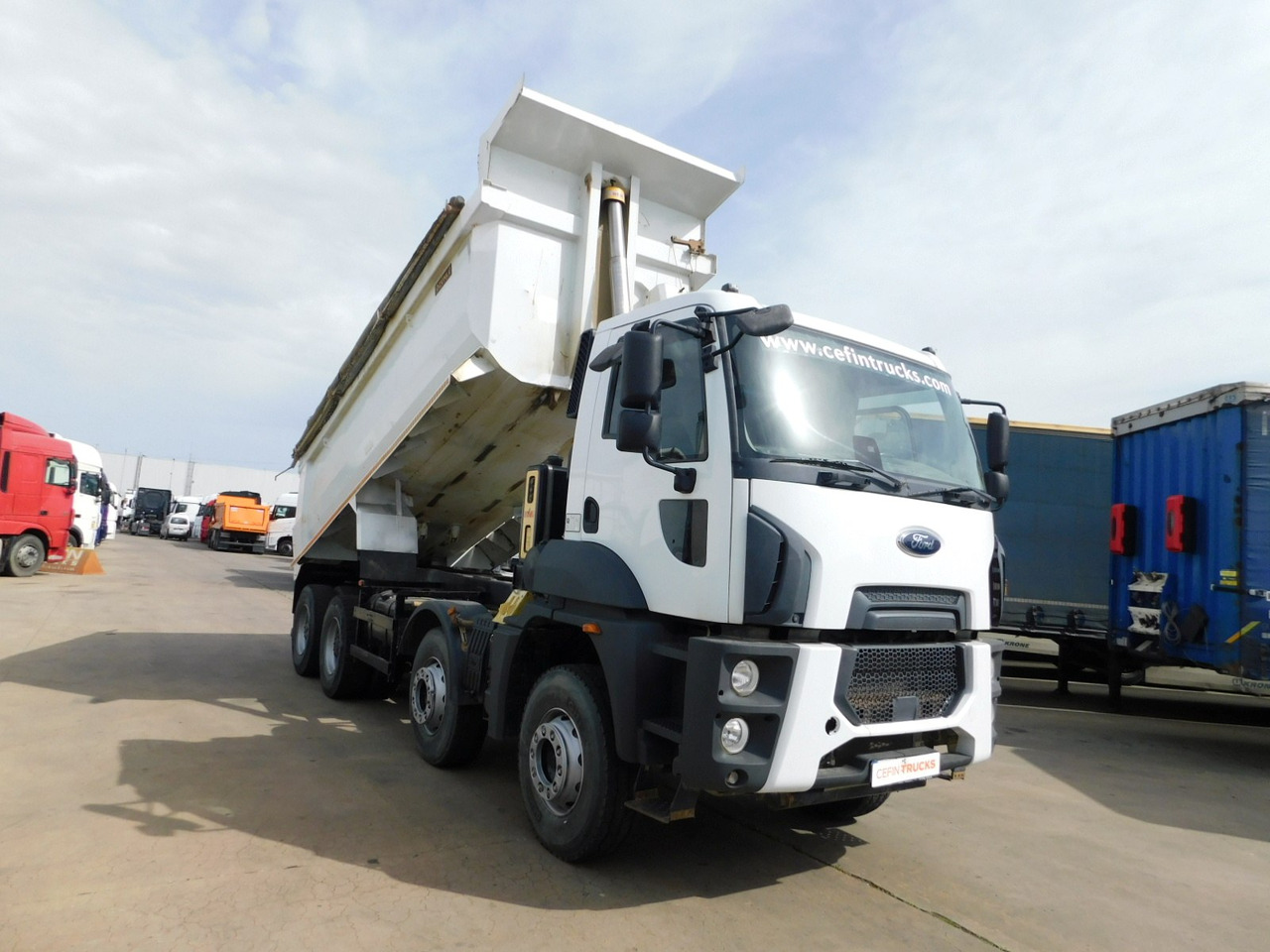 Ford 4142d 8x4 dcab e6 16s2230 - Самосвал камион: снимка 2 Ford 4142d 8x4 dcab e6 16s2230 - Самосвал камион: снимка 2