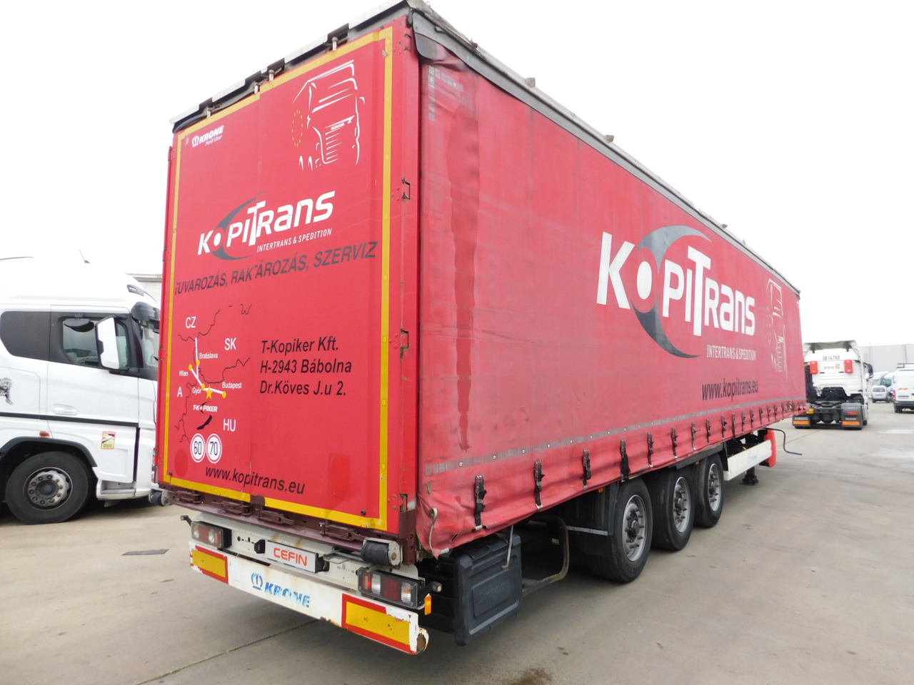 Krone Sd da06lnf - Брезентово полуремарке: снимка 3 Krone Sd da06lnf - Брезентово полуремарке: снимка 3
