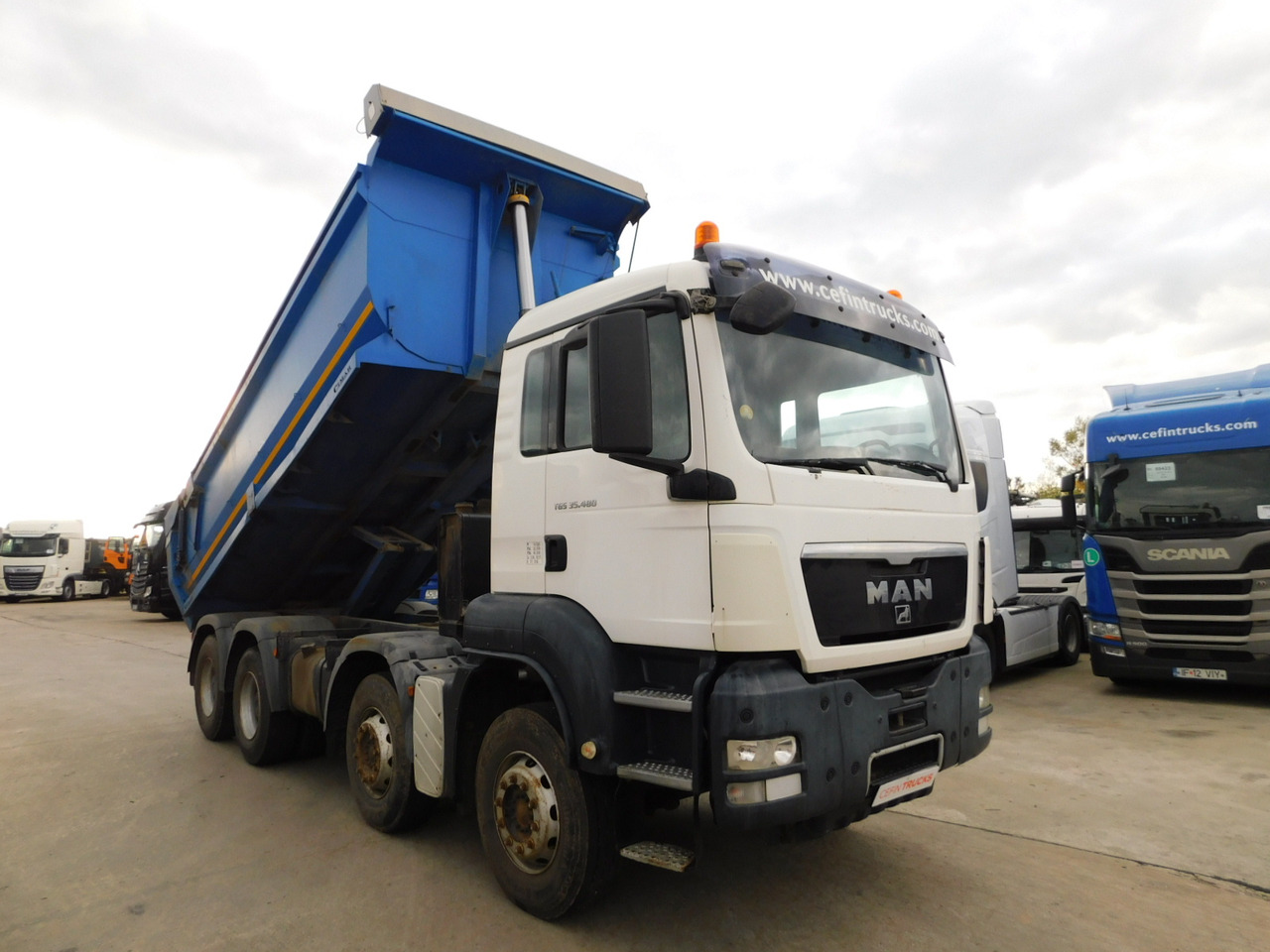 Man Tgs 35480 - Самосвал камион: снимка 2 Man Tgs 35480 - Самосвал камион: снимка 2