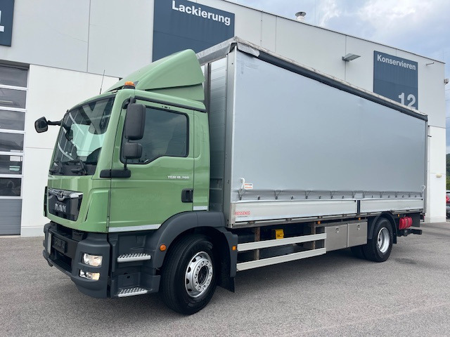 Камион с брезент MAN TGM 18.290 4x2 BL mit ADR AT Euro6 Klima AHK: снимка 1