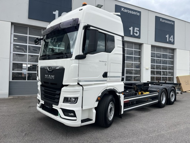 MAN TGX 26.470 6x2-4 LL - alle Achsen neu bereift AHK - Контейнеровоз/ Сменна каросерия камион: снимка 1 MAN TGX 26.470 6x2-4 LL - alle Achsen neu bereift AHK - Контейнеровоз/ Сменна каросерия камион: снимка 1