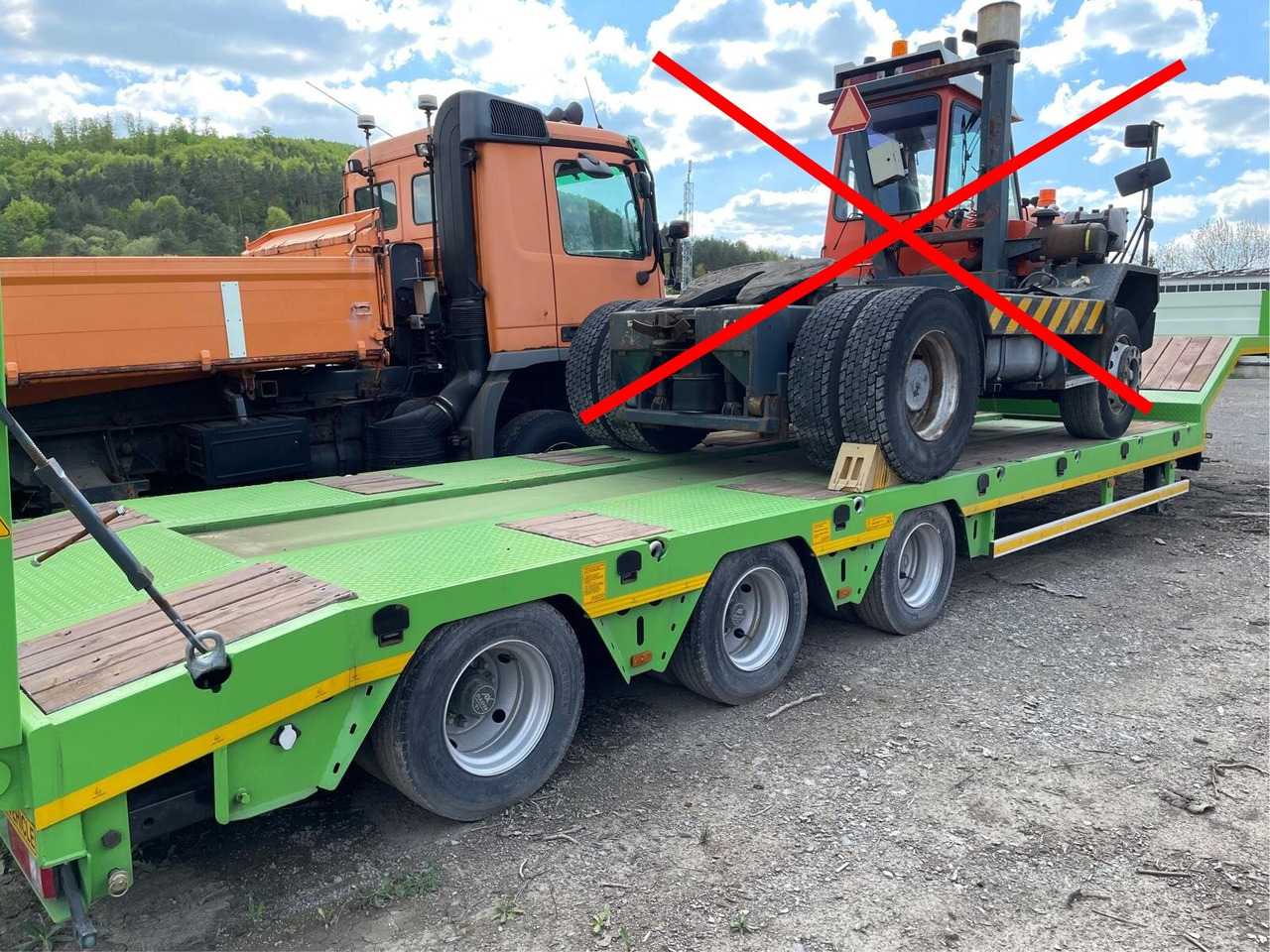 ALPSAN 56t ALPSAN 56t, hydr. Rampen, Verbr. auf 3m - Нискорамна площадка полуремарке: снимка 2 ALPSAN 56t ALPSAN 56t, hydr. Rampen, Verbr. auf 3m - Нискорамна площадка полуремарке: снимка 2