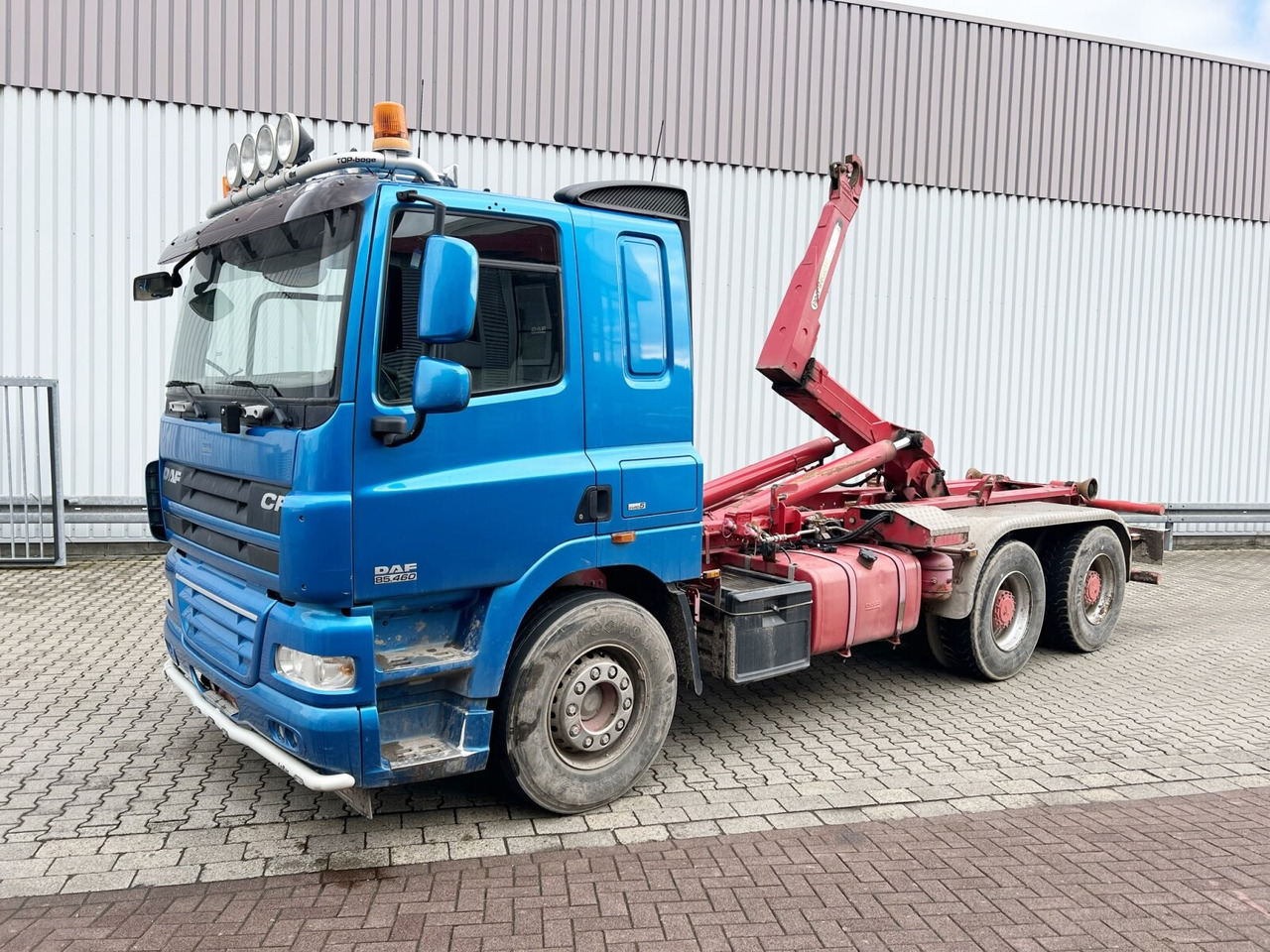 DAF AT 85.460 6x4 AT 85.460 6x4, Abrollkipper Palfinger T20 - Мултилифт с кука камион: снимка 1 DAF AT 85.460 6x4 AT 85.460 6x4, Abrollkipper Palfinger T20 - Мултилифт с кука камион: снимка 1