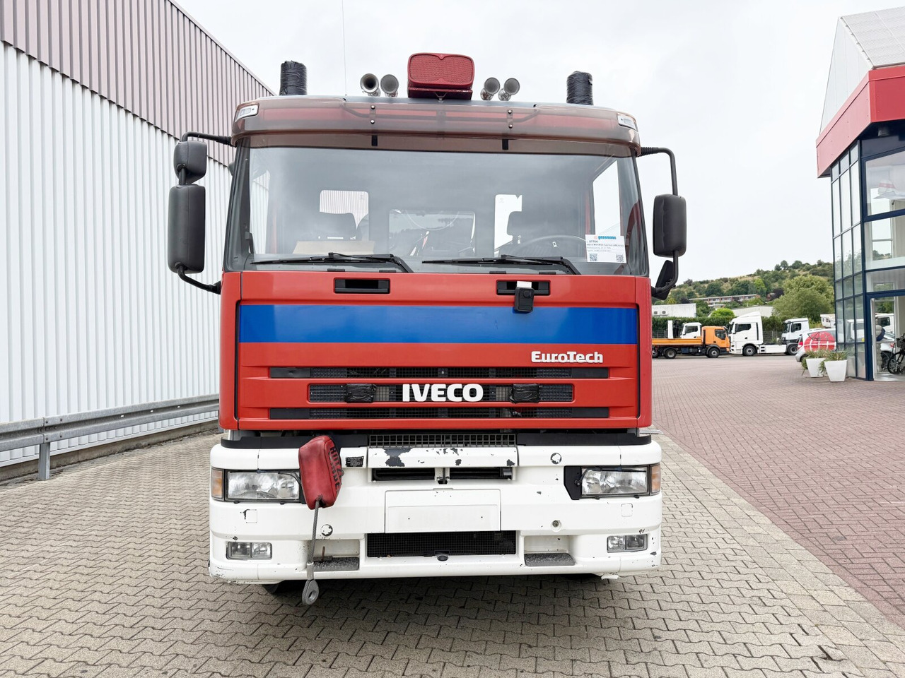 Мултилифт с кука камион, Камион с кран EuroTech 240E38 6x2-4 EuroTech 240E38 6x2-4, Lift-/Lenkachse, Seilwinde, Kran Hiab 100: снимка 14