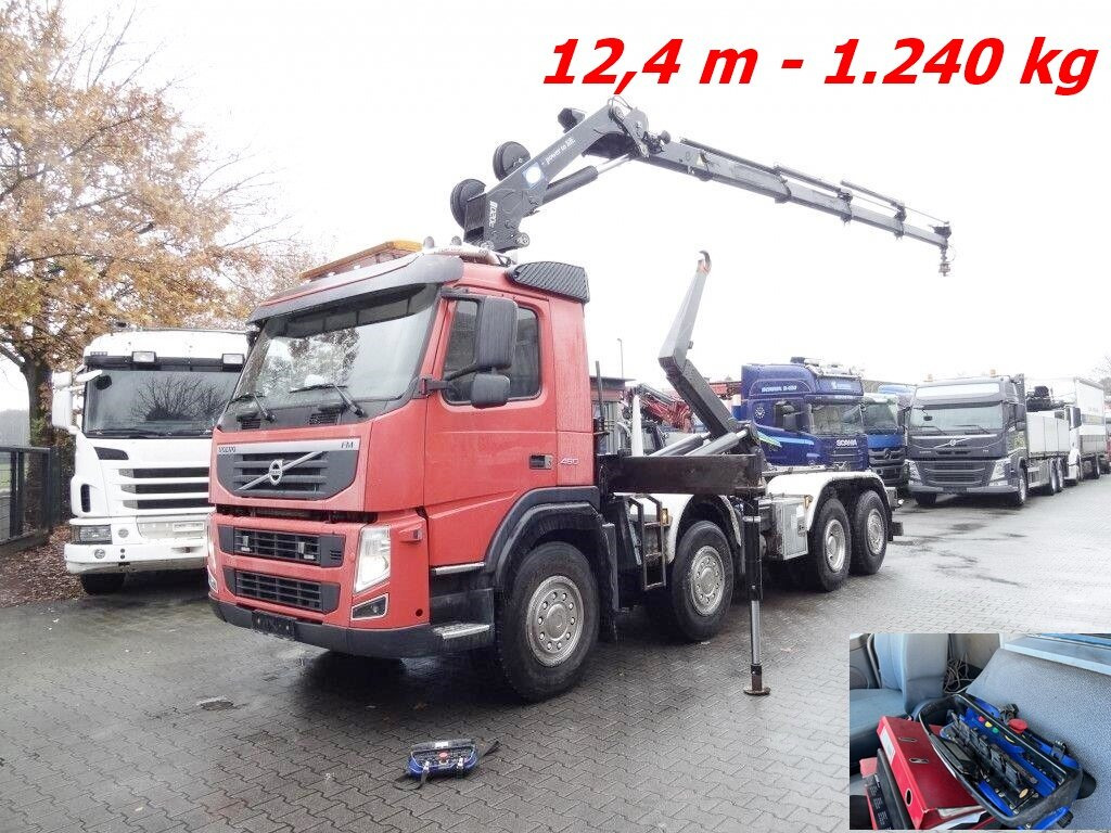 FM 460 8x2-6 FM 460 8x2-6, Lenk-/Liftachse, Kran HMF 2020-K4, Funk - Мултилифт с кука камион, Камион с кран: снимка 1 FM 460 8x2-6 FM 460 8x2-6, Lenk-/Liftachse, Kran HMF 2020-K4, Funk - Мултилифт с кука камион, Камион с кран: снимка 1