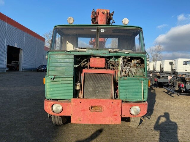 Камион с кран HENSCHEL F 161 AK 4x4 HENSCHEL F 161 AK 4x4 mit Kran Atlas AK 5007: снимка 8