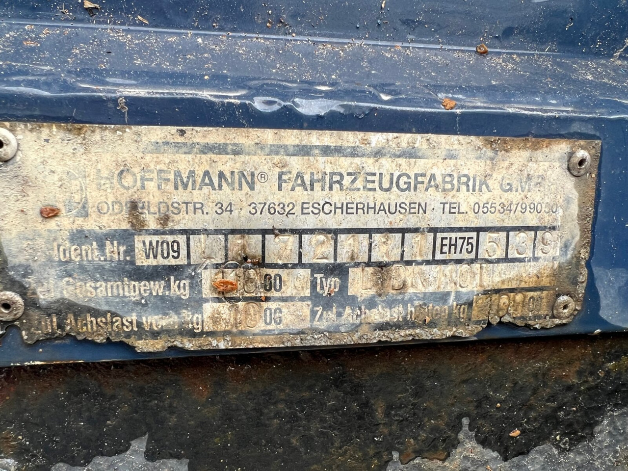 Hoffmann LTDK 11,0T LTDK 11,0T - Бордово ремарке/ Платформа: снимка 4 Hoffmann LTDK 11,0T LTDK 11,0T - Бордово ремарке/ Платформа: снимка 4