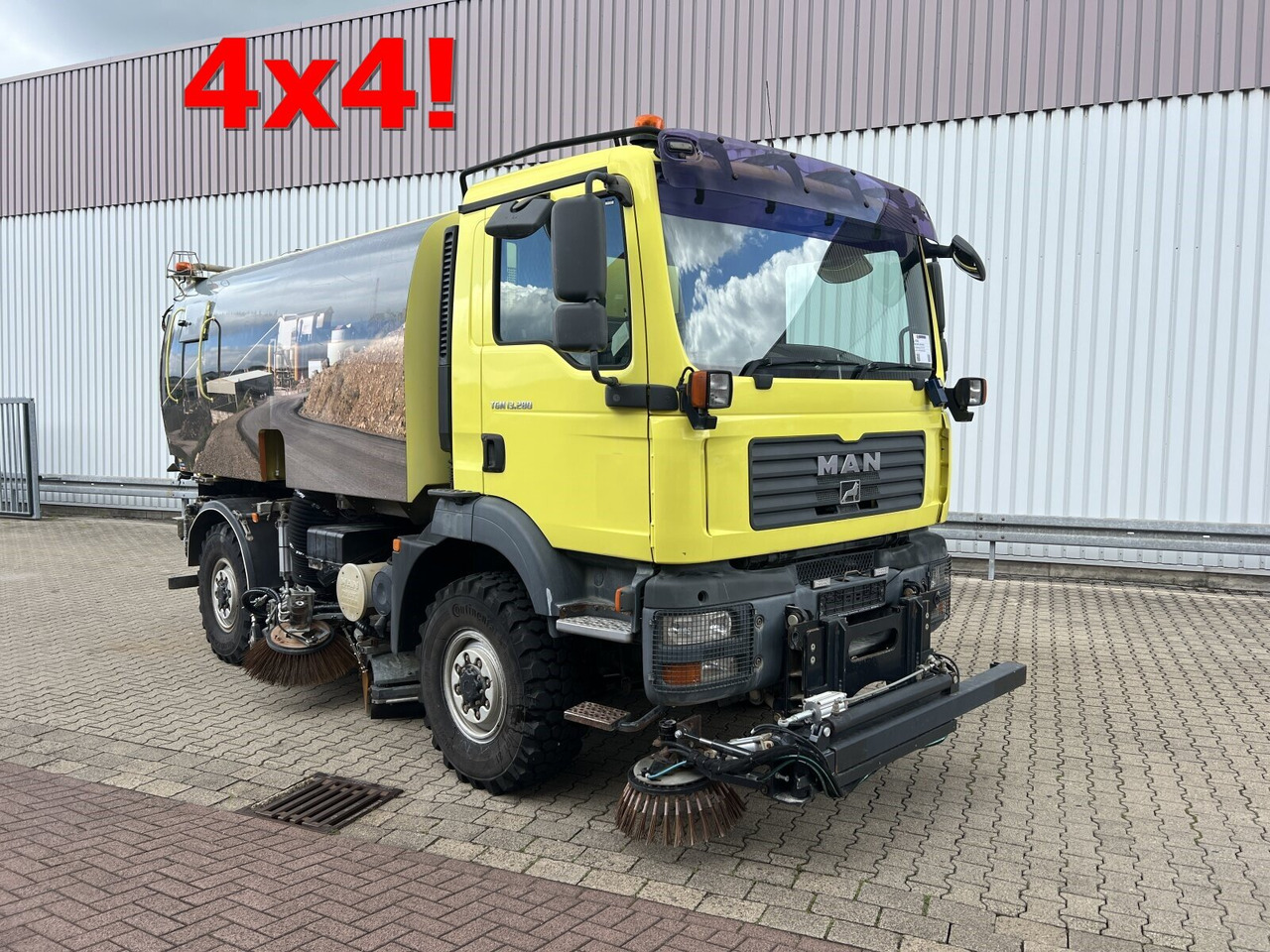 MAN TGM 13.280 4X4 BL TGM 13.280 4X4 BL, Kehhrmaschine Nothelfer Kobit K6 - Камион: снимка 1 MAN TGM 13.280 4X4 BL TGM 13.280 4X4 BL, Kehhrmaschine Nothelfer Kobit K6 - Камион: снимка 1