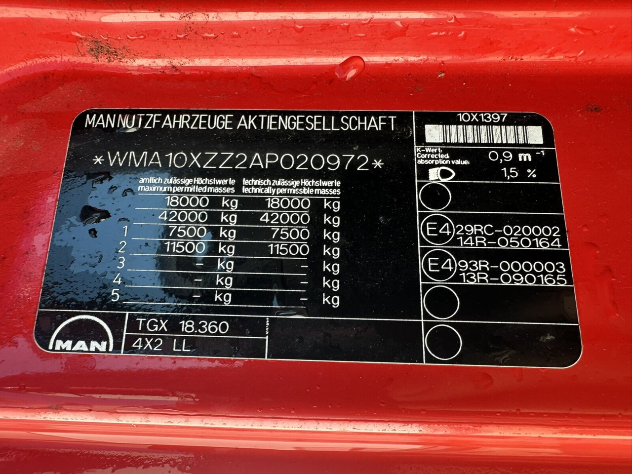 MAN TGX 18.360 4X2 LL TGX 18.360 4X2 LL, Fahrschule - Камион: снимка 3 MAN TGX 18.360 4X2 LL TGX 18.360 4X2 LL, Fahrschule - Камион: снимка 3