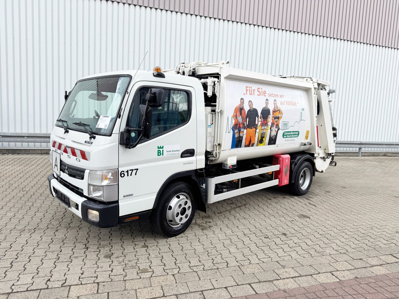 Mitsubishi Fuso 7C18 4x2 Fuso 7C18 4x2, EEV, Zöller ASF HL Micro XL, Zöller Schüttung - Камион: снимка 1 Mitsubishi Fuso 7C18 4x2 Fuso 7C18 4x2, EEV, Zöller ASF HL Micro XL, Zöller Schüttung - Камион: снимка 1