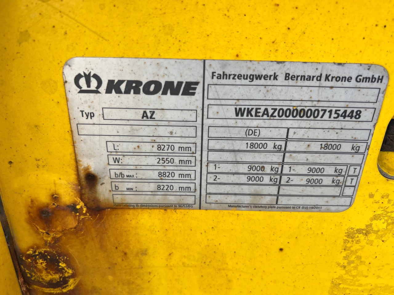 Krone AZP 18 AZP 18 - Бордово ремарке/ Платформа: снимка 5 Krone AZP 18 AZP 18 - Бордово ремарке/ Платформа: снимка 5