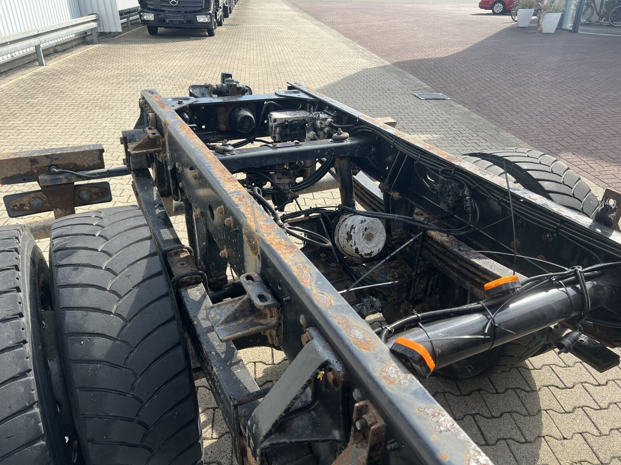 Шаси кабина, Камион с кран MAN 18.255 MAK 4x4 BB 18.255 MAK 4x4 BB, Kran Atlas AK 85.1 A1: снимка 12