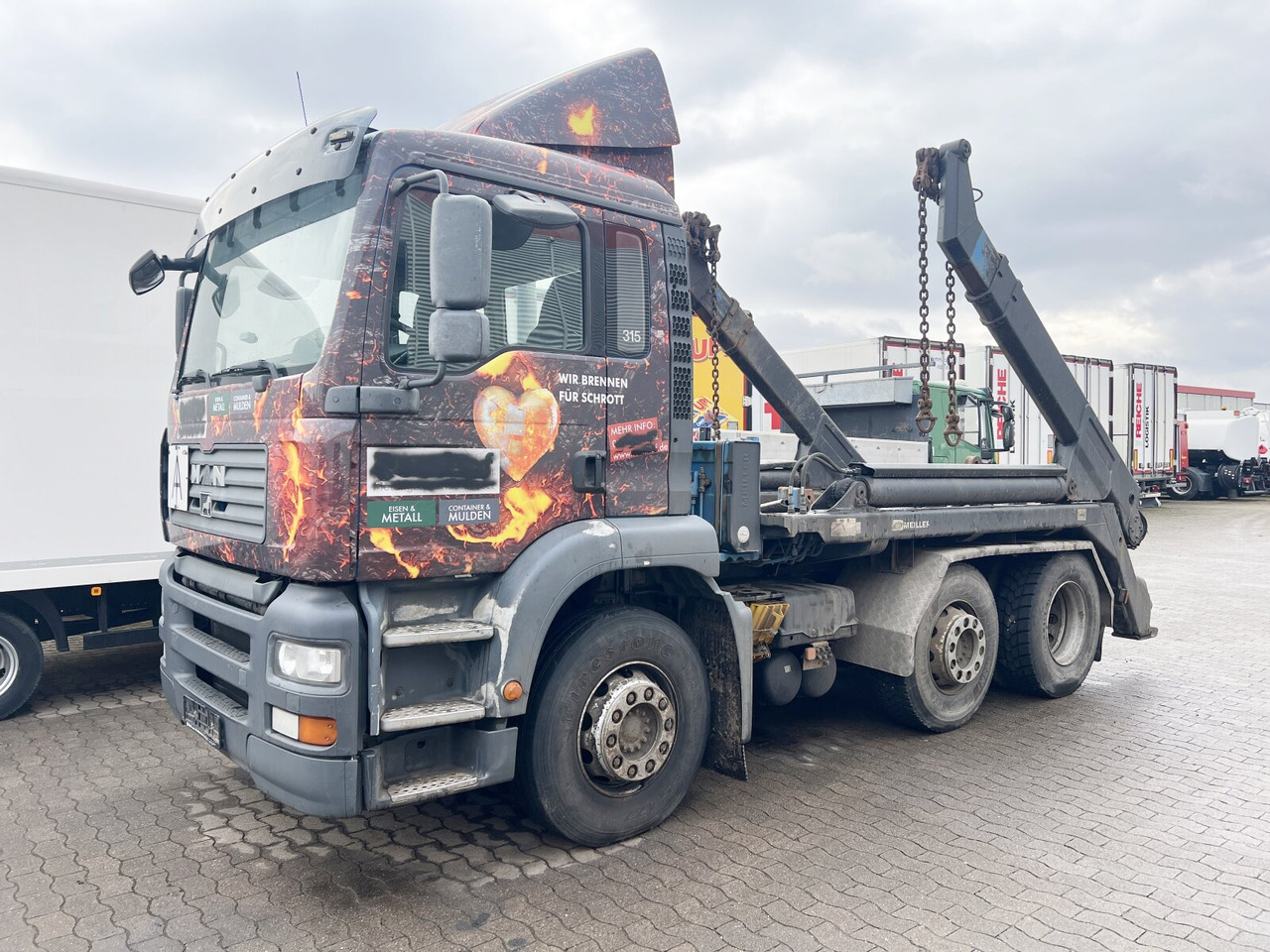 Лизинг на MAN TGA 26.410 6X2/4 BL Motorschaden! TGA 26.410 6X2/4 BL, Vorlauf Lenk-Liftachse, Meiller Tele. MAN TGA 26.410 6X2/4 BL Motorschaden! TGA 26.410 6X2/4 BL, Vorlauf Lenk-Liftachse, Meiller Tele.: снимка 7