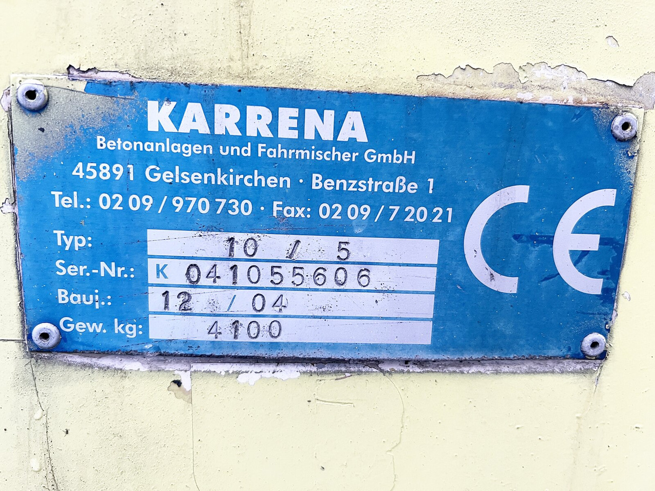 Бетоновоз MAN TGA 35.410 8x4 BB TGA 35.410 8x4 BB, Betonmischer Karrena 10m³: снимка 10