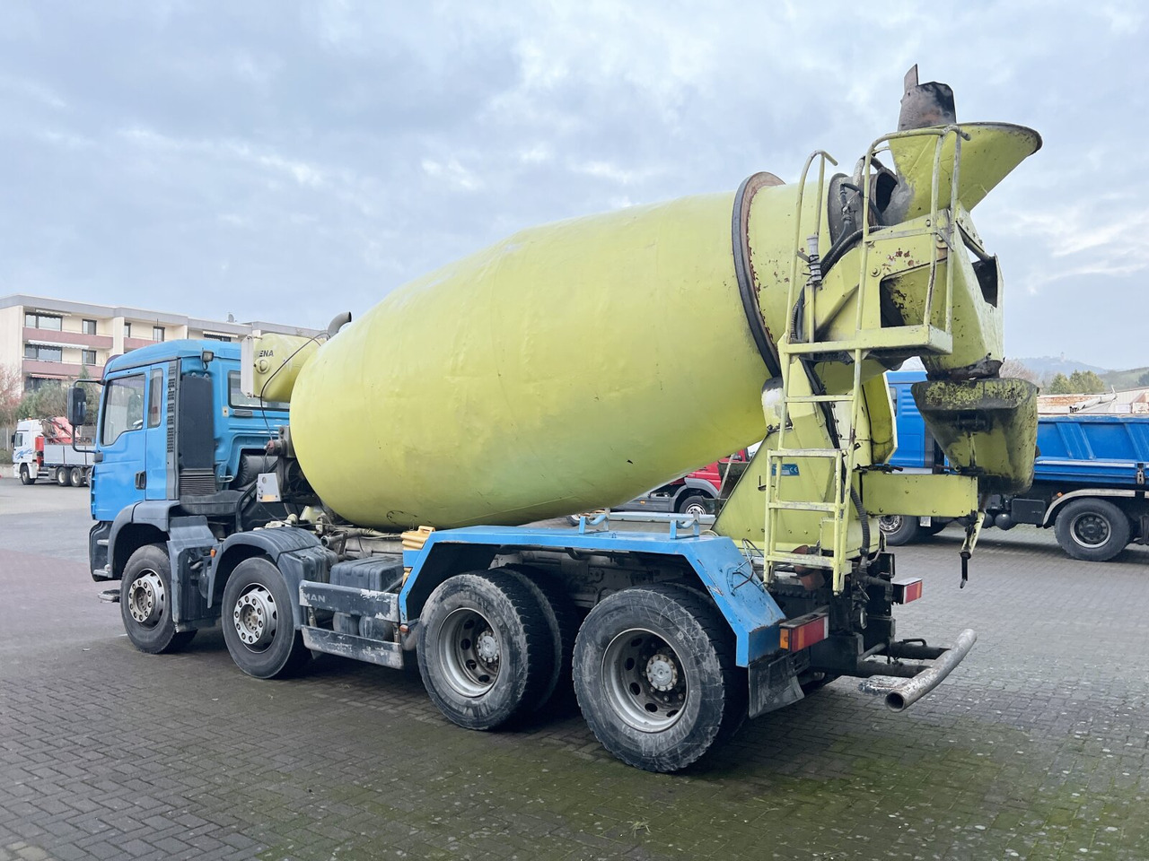 Бетоновоз MAN TGA 35.410 8x4 BB TGA 35.410 8x4 BB, Betonmischer Karrena 10m³: снимка 9