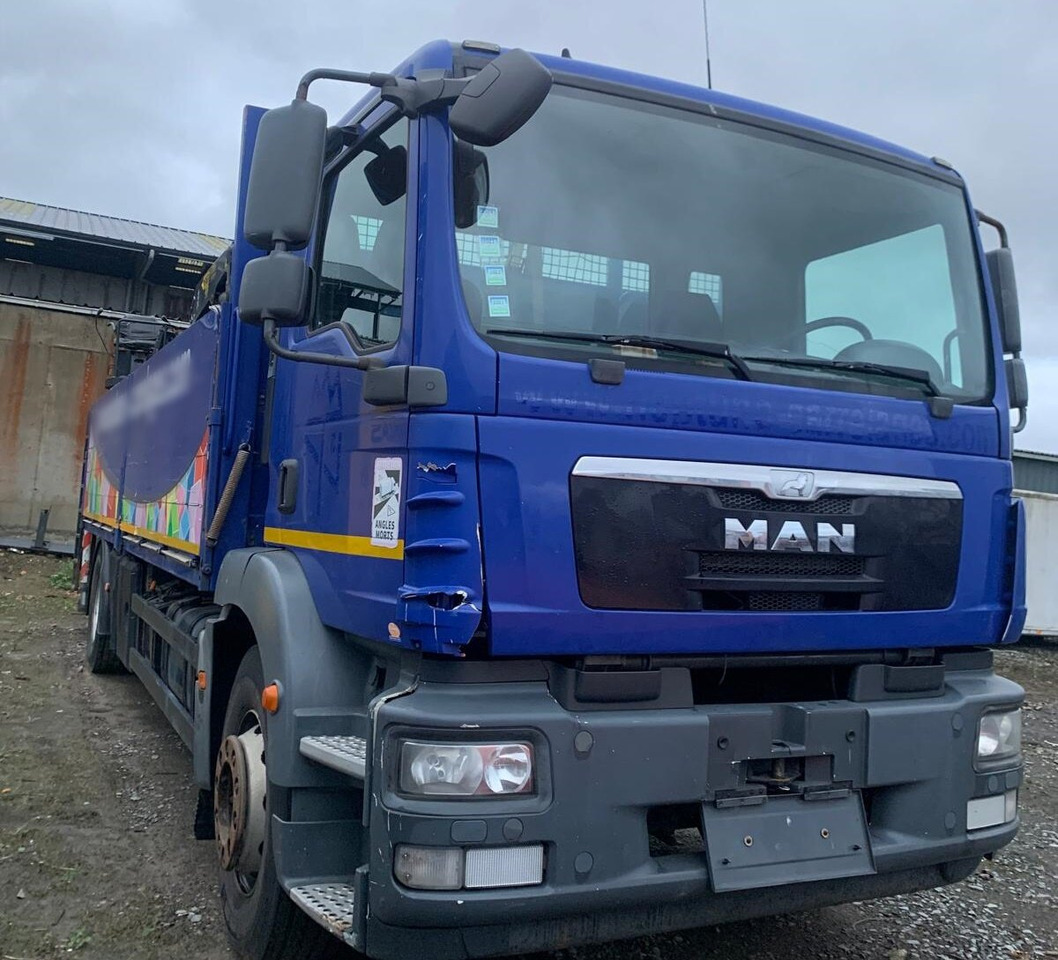 MAN TGM 18.290 4x2 BL mit MOTORSCHADEN! TGM 18.290 4x2 BL, Heckkran Palfinger PK12001L, MOTORSCHADEN! - Камион с кран, Бордови камион: снимка 4 MAN TGM 18.290 4x2 BL mit MOTORSCHADEN! TGM 18.290 4x2 BL, Heckkran Palfinger PK12001L, MOTORSCHADEN! - Камион с кран, Бордови камион: снимка 4
