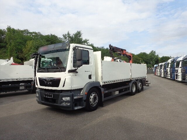 MAN TGM 26.340 6x2-4 LL TGM 26.340 6x2-4 LL,Lenk-Liftachse, Heckkran, Palfinger PK 11.001, faltbar, - Камион с кран, Бордови камион: снимка 5 MAN TGM 26.340 6x2-4 LL TGM 26.340 6x2-4 LL,Lenk-Liftachse, Heckkran, Palfinger PK 11.001, faltbar, - Камион с кран, Бордови камион: снимка 5