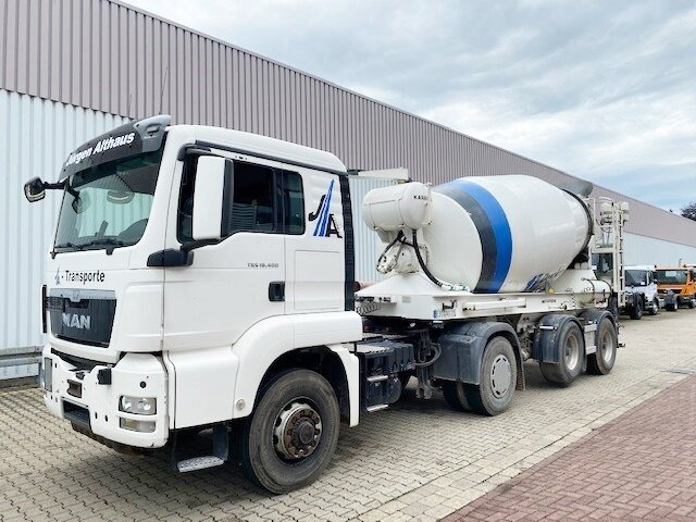 MAN TGS 18.400 4x4H BLS TGS 18.400 4x4H BLS + Auflieger KARRENA 10m³ Betonmischer - Бетоновоз: снимка 1 MAN TGS 18.400 4x4H BLS TGS 18.400 4x4H BLS + Auflieger KARRENA 10m³ Betonmischer - Бетоновоз: снимка 1