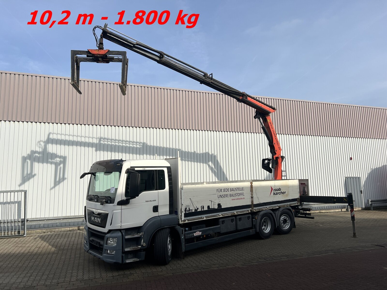 MAN TGS 26.400 6x2-4 LL TGS 26.400 6x2-4 LL, Navi, Lenk-/Liftachse, Heckkran Palfinger PK20001-K B, Funk - Камион с кран: снимка 1 MAN TGS 26.400 6x2-4 LL TGS 26.400 6x2-4 LL, Navi, Lenk-/Liftachse, Heckkran Palfinger PK20001-K B, Funk - Камион с кран: снимка 1