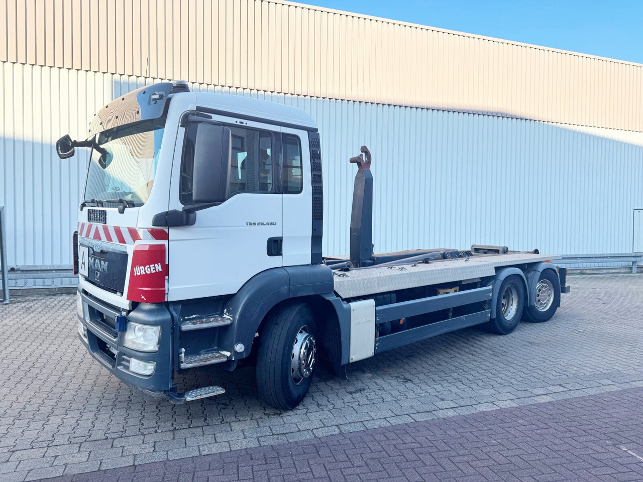MAN TGS 26.480 6x2-4 BL TGS 26.480 6x2-4 BL, Lenk-Liftachse, VDL Abrollkipper bis 7m Container - Мултилифт с кука камион: снимка 1 MAN TGS 26.480 6x2-4 BL TGS 26.480 6x2-4 BL, Lenk-Liftachse, VDL Abrollkipper bis 7m Container - Мултилифт с кука камион: снимка 1