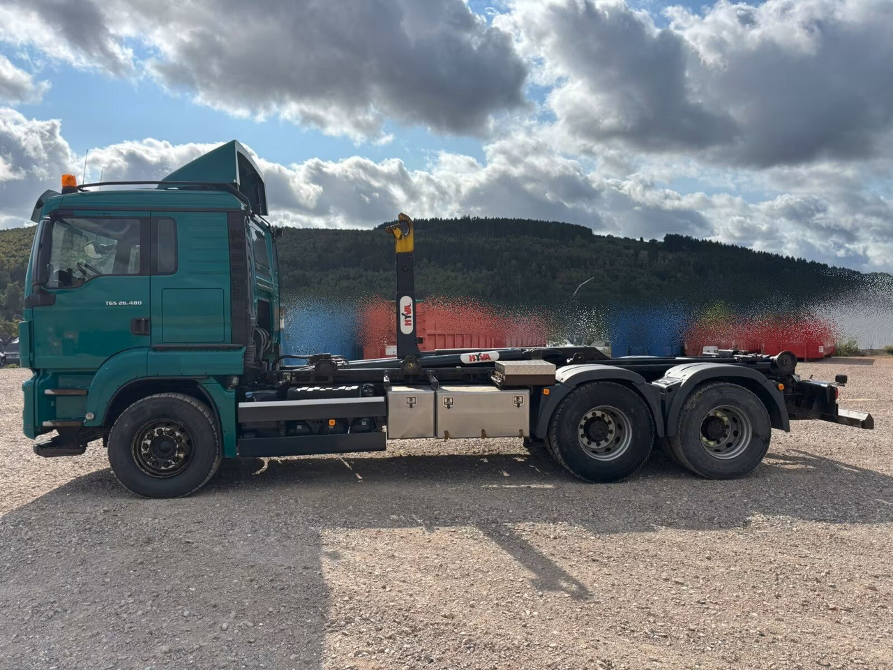 MAN TGS 26.480 6x4/45 BL TGS 26.480 6x4/45 BL, Klima, Intarder, Hyva 20.60 S bis 7 m Container, - Мултилифт с кука камион: снимка 1 MAN TGS 26.480 6x4/45 BL TGS 26.480 6x4/45 BL, Klima, Intarder, Hyva 20.60 S bis 7 m Container, - Мултилифт с кука камион: снимка 1
