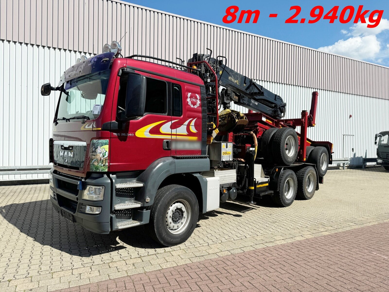 MAN TGS 26.540 6X4 BL TGS 26.540 6X4 BL, Intarder, Kran Epsilon S260L82, Langholz - Камион за дърва, Камион с кран: снимка 1 MAN TGS 26.540 6X4 BL TGS 26.540 6X4 BL, Intarder, Kran Epsilon S260L82, Langholz - Камион за дърва, Камион с кран: снимка 1