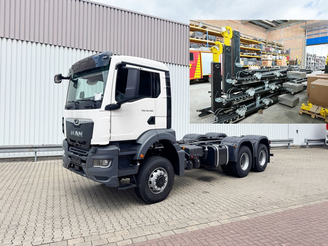 MAN TGS 33.480 6x6 BB CH TGS 33.480 6x6 BB CH, Hohe Bauart, Nebenantrieb - Мултилифт с кука камион: снимка 1 MAN TGS 33.480 6x6 BB CH TGS 33.480 6x6 BB CH, Hohe Bauart, Nebenantrieb - Мултилифт с кука камион: снимка 1